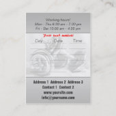 Formation au poids - Carte d'entreprise / de progr (Dos)