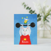 Formation Chat & Souris Funny carte postale (Debout devant)