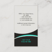 Formation de chien - Carte de visite de conseil en (Dos)