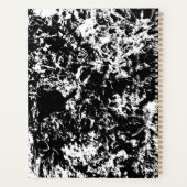 Formation de glace Abstraite noire et blanche (Dos)