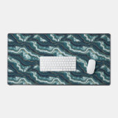 Formation de roche géode | sarcelle marine or (Clavier et souris)