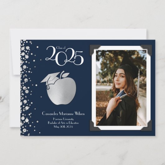 Formation des enseignants Faire-part de diplôme de (Devant)