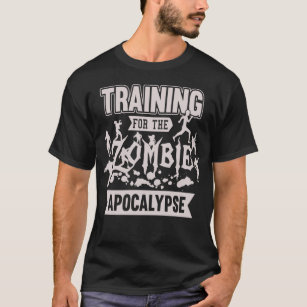 Formation pour le T-shirt d'apocalypse de zombi