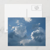 Formations De Nuage cool Et Carte Postale Ciel Ble (Devant / Derrière)