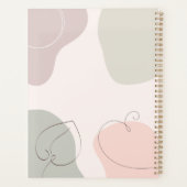 Forme Abstraite tendance Monogramme de coeur feuil (Dos)