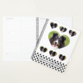 Forme cardiaque Modèles photo, pattes et texte (Devant avec enveloppe)