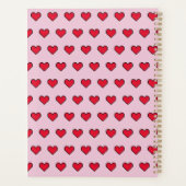 Forme de coeur mignonne pixélisée (Dos)