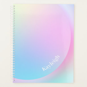 Forme de dégradé pastel doux arc-en-ciel