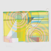 Forme de ligne géométrique Serviette de golf (Horizontal)