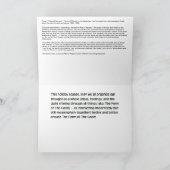 Forme de vacances de la Bonne carte (Intérieur)