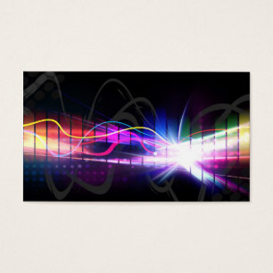 Forme de vague musicale d'arc-en-ciel
