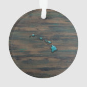 Forme d'état de Hawaii Turquoise (dos)