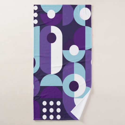 forme géométrique Abstraite abstrait, art, oeuvre (Serviette de bain)