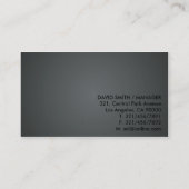 Forme physique - cartes de visite (Dos)