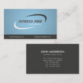 Forme physique - cartes de visite (Devant / Derrière)