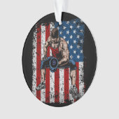 Forme physique d'haltère de haltérophile (devant)