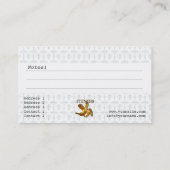 FORME PHYSIQUE III - Carte de visite (Dos)