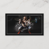 Forme physique personnelle du carte de visite || (Dos)