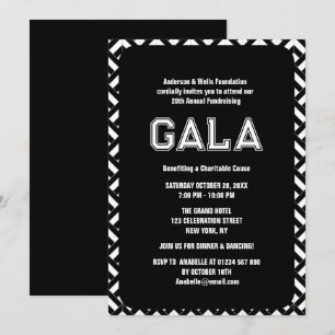 Formeel Corporate Gala Ball Party Fundraiser Event Kaart