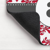 Formeel Damask Monogram Muismat (Hoek)