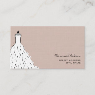 Formeel Draag Boutique - Veathery Wedding Dress Visitekaartje