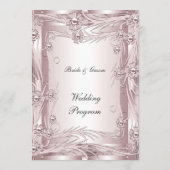 Formeel huwelijksprogramma programma (Achterkant)