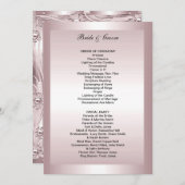 Formeel huwelijksprogramma programma (Voorkant / Achterkant)