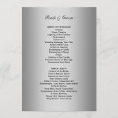 Formeel huwelijksprogramma programma (Voorkant)