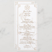 Formeel menu kaart (Voorkant / Achterkant)