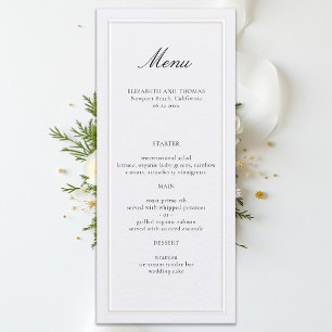 Formeel Modern Klassiek Lijst Parel Eerbiedig Huwe Menu