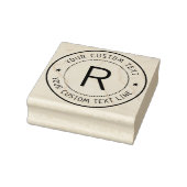 Formeel Monogram Rond Stempel (Stempel)