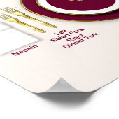 FORMEEL POSTER VOOR TAFELINSTELLING - (HOE KUNT U (Hoek)