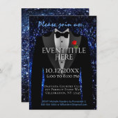 Formeel | Uitnodiging voor Tuxedo (Voorkant / Achterkant)