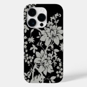 Formeel van zwarte en zilverstof Case-Mate iPhone case (Achterkant)