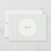 Formel Preppy French Blue Stripes RSVP (Dos)
