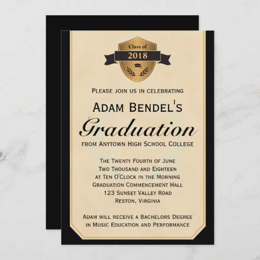 Formele aankondigingen van de parkgradiënt (Voorkant / Achterkant)