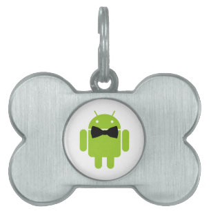 Formele Android Robot Pictogram Grafisch Huisdieren Naamplaatje
