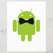 Formele Atire Green Android Robot Flyer (Voorkant)