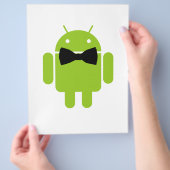 Formele Atire Green Android Robot Flyer (Hand)