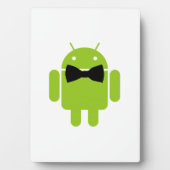 Formele Atire Green Android Robot Fotoplaat (voorkant)