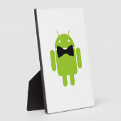 Formele Atire Green Android Robot Fotoplaat (Zijkant)
