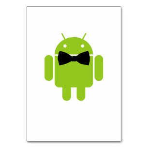 Formele Atire Green Android Robot Kaart