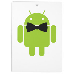 Formele Atire Green Android Robot Klembord