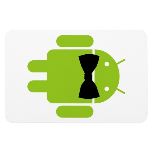 Formele Atire Green Android Robot Magneet (Horizontaal)