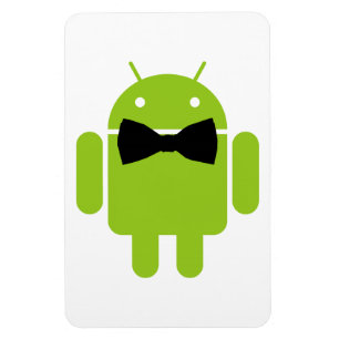 Formele Atire Green Android Robot Magneet