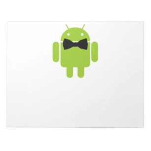 Formele Atire Green Android Robot Notitieblok