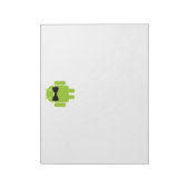 Formele Atire Green Android Robot Notitieblok (Gedraaid)