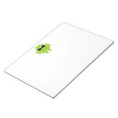 Formele Atire Green Android Robot Notitieblok (Schuin)