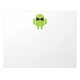 Formele Atire Green Android Robot Notitieblok