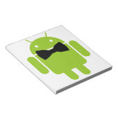Formele Atire Green Android Robot Notitieblok (Schuin)